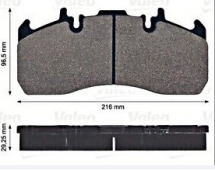 Колодки гальмівні VOLVO, WVA 29173; 29203; 29272; OEM: 20568712 - фото 2