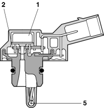 Датчик тиску турбіни MERCEDES, SETRA, EVOBUS 4pin. OEM: 0041537028; 0281006481 - фото 3