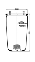 Пневморесора 940MB; BPW, SCHMITZ, RENAULT   OEM: 940MB;  0542940910; 0542941510