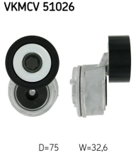 Натягувач поліклинового ременя SKF  MERCEDES OEM: 9062003770 - фото 2