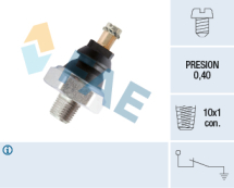 Датчик тиску масла (0,4bar, 1 pin.) FAE10060 DAF; MERCEDES; CASE OEM: 0082445, 1661431, 0015423817 - фото 2