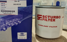 Фільтр охолоджувальної рідини DAF; RENAULT; VOLVO; Cummins: SCTURBO FILTER AWS 96.105 ( WA940/1; WFC1 )  OEM: 3100304; 1289132