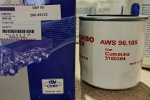 Фільтр охолоджувальної рідини DAF; RENAULT; VOLVO; Cummins: SCTURBO FILTER AWS 96.105 ( WA940/1; WFC1 )  OEM: 3100304; 1289132 - фото 2