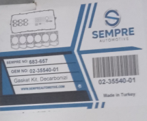 Комплект прокладок ГБЦ DAF, MX13; MX265; MX300; MX340; MX375; OEM: 0683657 - фото 3