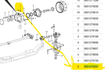 Пружина гальмівних накладок (колодок)  HONGYAN, IVECO, HOWO, FOTON, KAMAZ, SINOTRUK, SHACMAN OEM: 5801275837, 1880440012 - фото 2