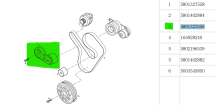 Натяжний ролик механізм IVECO, HONGYAN Cursor 9	OEM: 5801327559 - фото 3