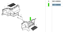 Крило кабіни праве з підножкою IVECO HONGYAN OEM: 5801498985