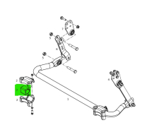 Втулка стабилизатора D=40 L=73 HONGYAN, IVECO, HOWO, SITRAK,  OEM: 5801570185, 2916-470026, WG9925682102 - фото 2
