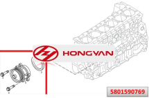 Помпа, насос системи охолодження Cursor 13 IVECO, HONGYAN, HOWO, SINOTRUK, Shacman , FAW OEM: 5801590769, 5801439786 - фото 3