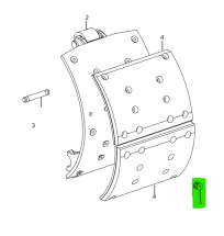 Заклепка гальмівних накладок ( 10x22mm. ) OEM: 5801663292 - фото 3