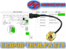Датчик тиску повітря  M12x1,5 IVECO, HONGYAN, FOTON OEM: 5801868742, 3800-520518A