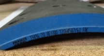 Накладка гальмівна 410x223 / 19.1mm, 2-й ремонт OEM:  81502216082, A6594233610 - фото 2