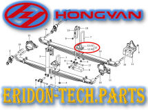 Пластина під стремянку IVECO, HONGYAN, HOWO, FAW, SHACMAN, FOTON, SITRAK, JAC, DONGFENG, SHAANXI  OEM: 5801983218 - фото 2