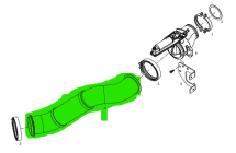 Гофра труба глушника IVECO, HONGYAN OEM: 5802250835 - фото 2