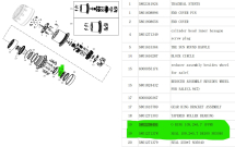Кільце ущільнення задньої ступиці HONGYAN  (109,2x5,7mm.)  IVECO, HONGYAN, HOWO, FAW, SHACMAN, FOTON, SITRAK, JAC, DONGFENG, SHAANXI,  OEM: 5802258491, 5801271378 - фото 2