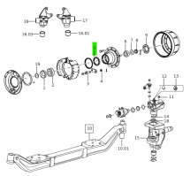 Сальник ступиці 140x160x12 IVECO, HONGYAN, HOWO, FAW, SHACMAN, FOTON, SITRAK, JAC, DONGFENG, SHAANXI  OEM: 6000040243, 9828-01134, 47140160129