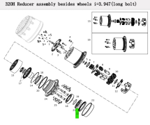 Сальник ступиці 190x220x16 IVECO, HONGYAN, HOWO, FAW, SHACMAN, FOTON, SITRAK, JAC, DONGFENG, SHAANXI OEM: 6000044987, 6000044988, 5802135762, 5802135763