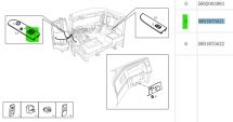 Блок кнопок склопідйомника (L)  IVECO, HONGYAN OEM: 5801875631; 3800-300064A - фото 3