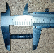 Шпилька M8x35mm. кріплення турбокомпресора Foton, ГАЗель Бізнес, NEXT, Cummins ISF2.8 OEM: 3929755 - фото 2