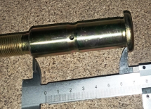 Палець ресори FOTON AUMARK 1041, 1051, 1078, 1088, (d25x120mm. M18x27mm./34mm.). OEM: 1103629500054 - фото 2
