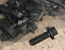 Болт M8x1.25x25/30mm. піддону Cummins I6.7 M8 x 1.25 x 25/30 OEM: 4981915; 4898482 - фото 2