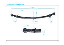 Ресора передня 3 листа Foton OEM: L129200000067; L1292100001A0 