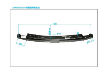 Задня ресора Foton 1088, S85 OEM: L129500000005