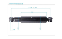 Амортизатор передній FOTON AUMAN 1186; 1126; 5186 OEM:  M4292070107A0