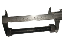 Стяжний болт M14x1.5; L130/120; ML60mm. передньої ресори Iveco, Hongyan OE: W400007377; W400001757; 5801868708; 2902-610120A