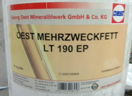 Пластичне мастило -30 до +130 OEST IXELON LT 190 EP Відро 15 кг. ( DTFR 33B120, MB 267.0 )